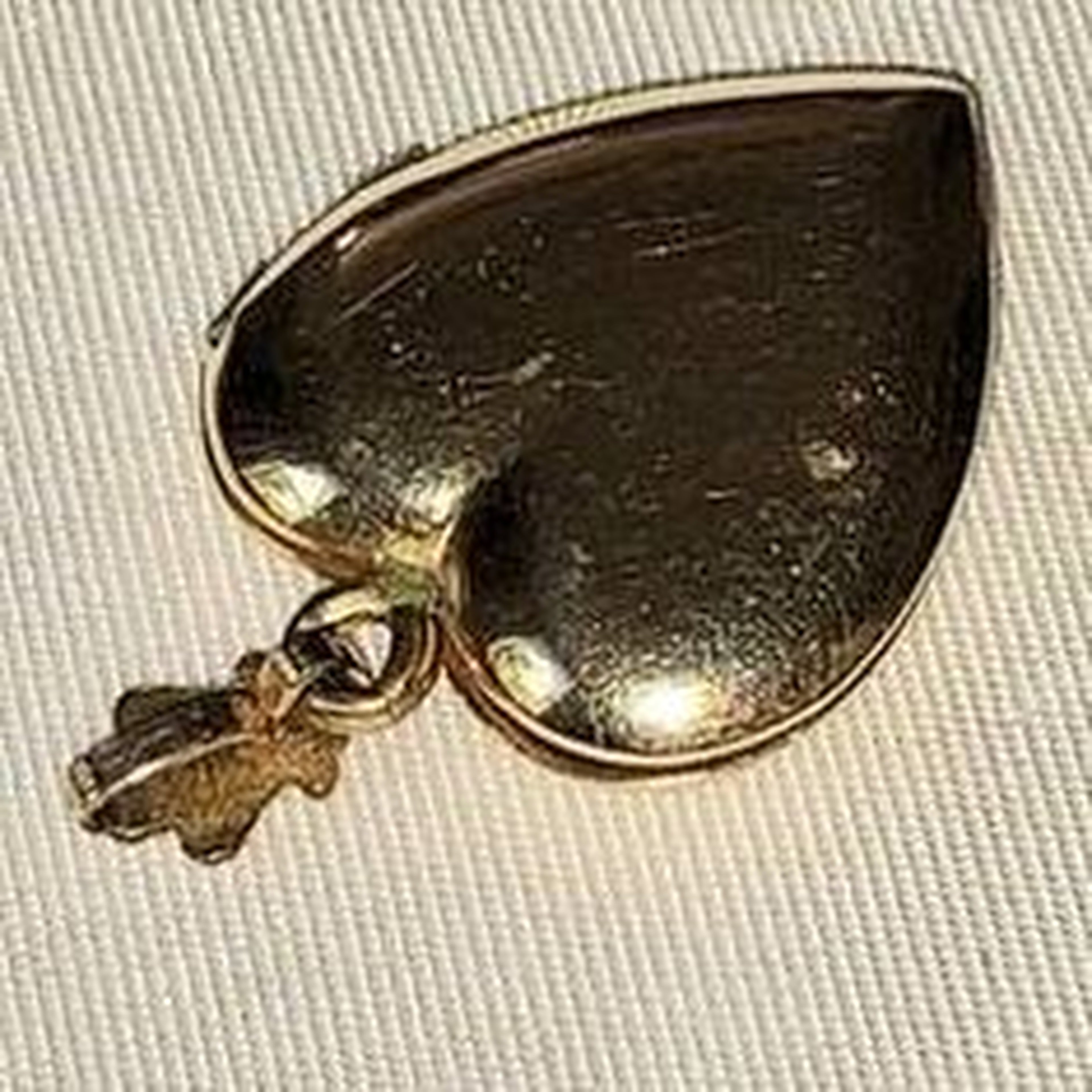 12KT Gold-Filled Engraved Locket, Marked