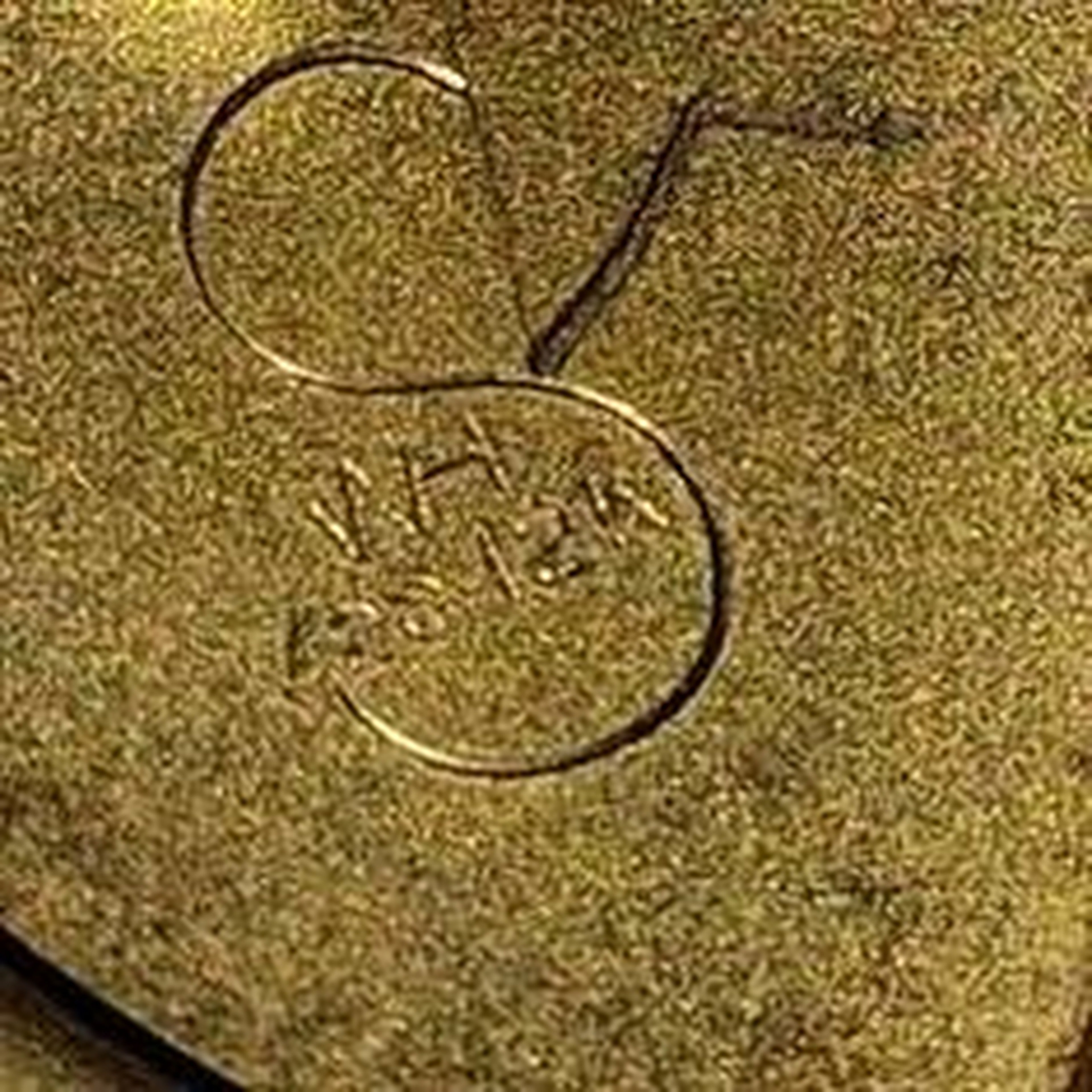 12KT Gold-Filled Engraved Locket, Marked