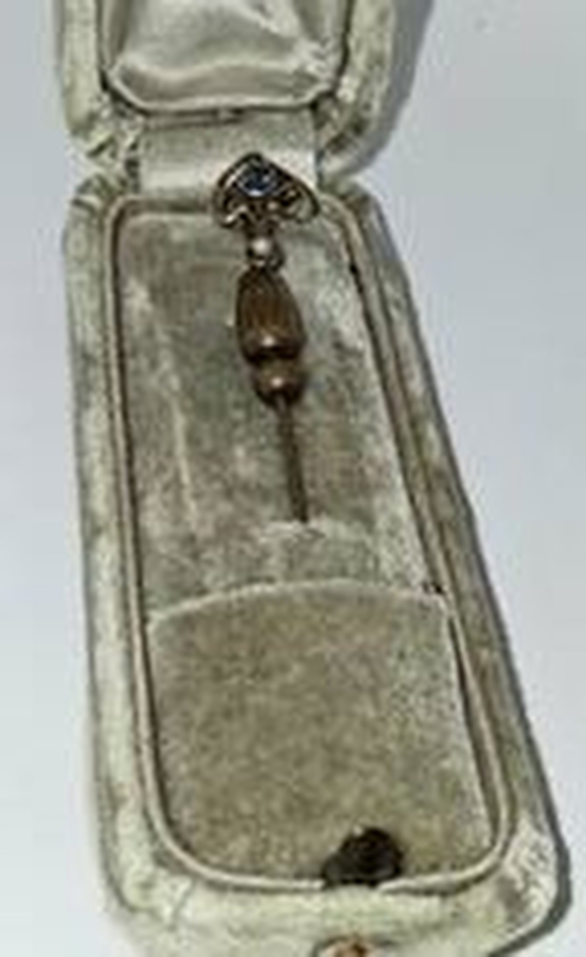 14 KT  Sapphire Antique Men's Stick Pin