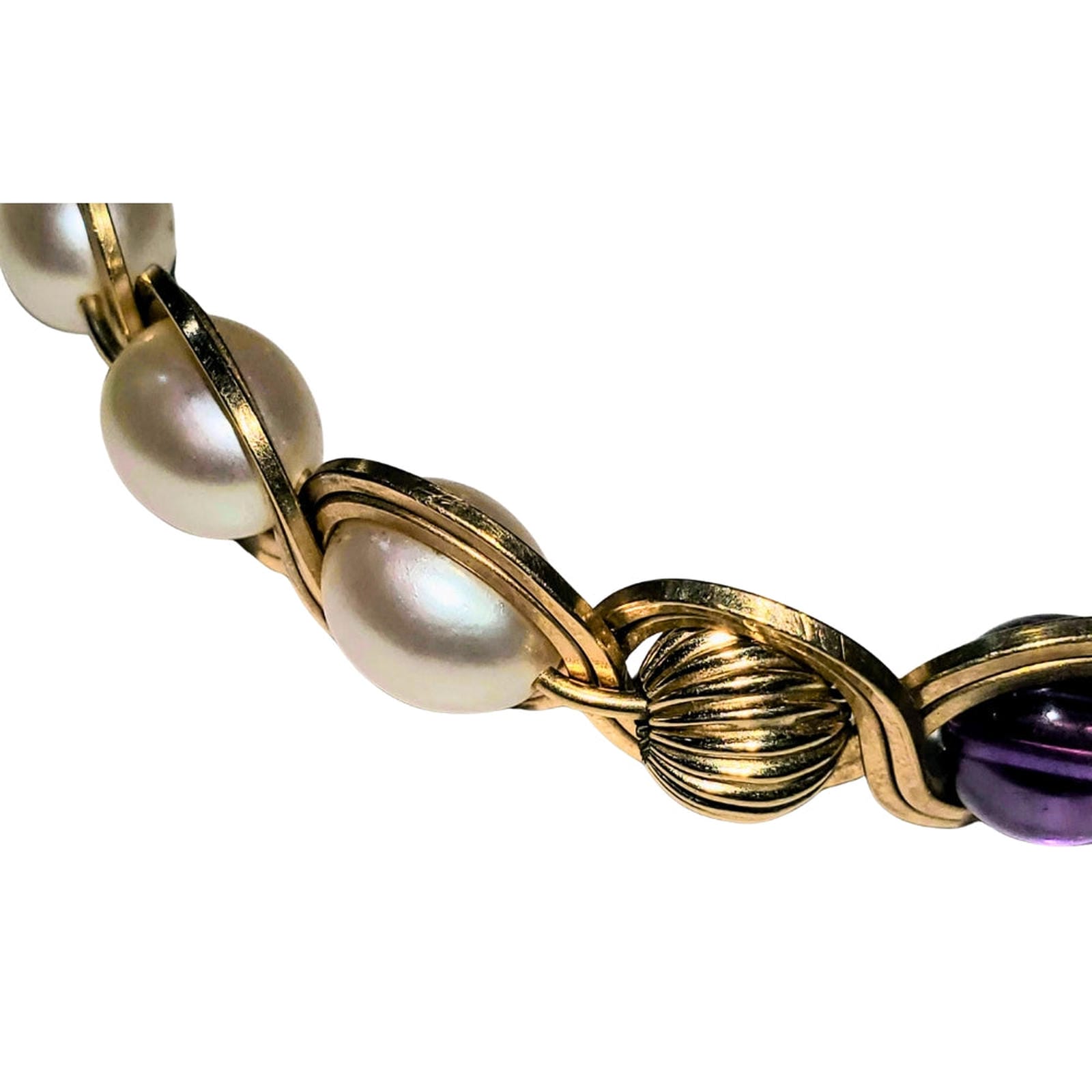 Signed “Sonya” St. Croix Artisan Hook Bracelet