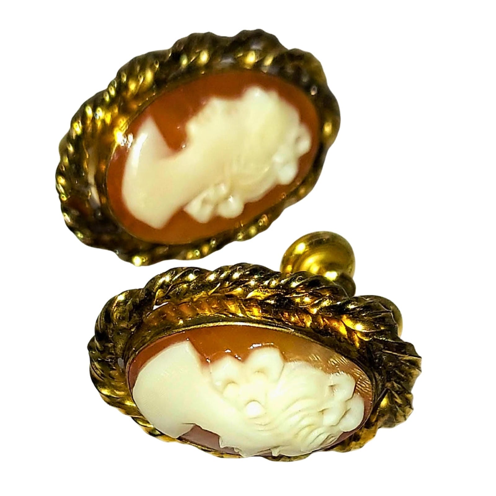 Van Dell Cameo Pendant - Earrings