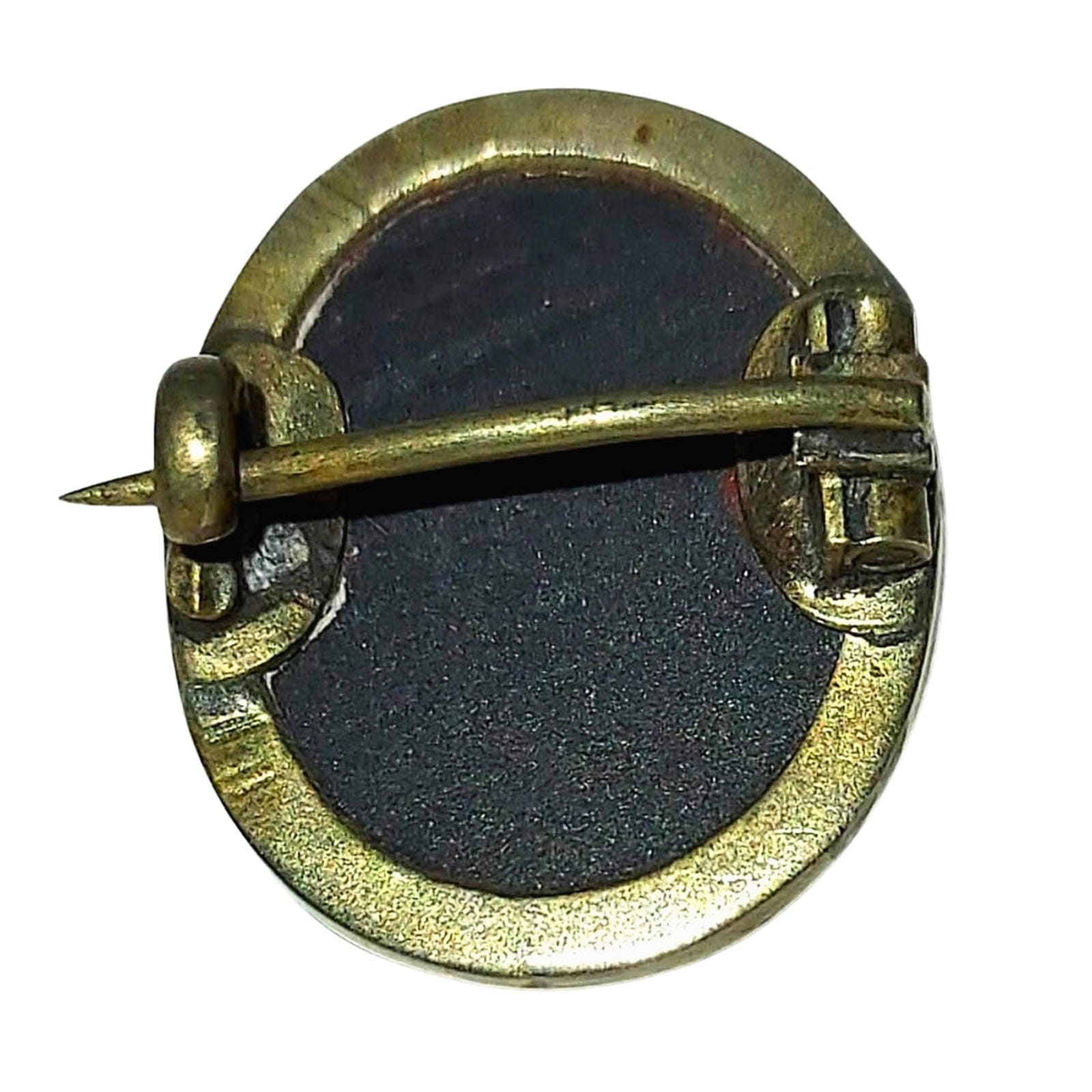 Black Lava Cameo Pewter Bezel - Italy