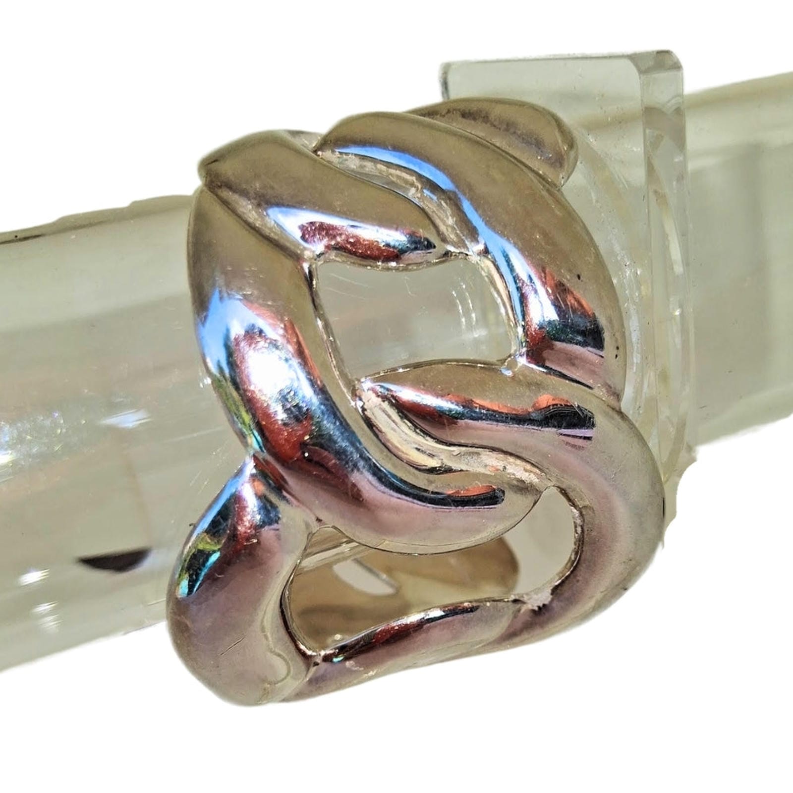 Heavy Sterling Silver Cuff - Mexico, Mid-Century