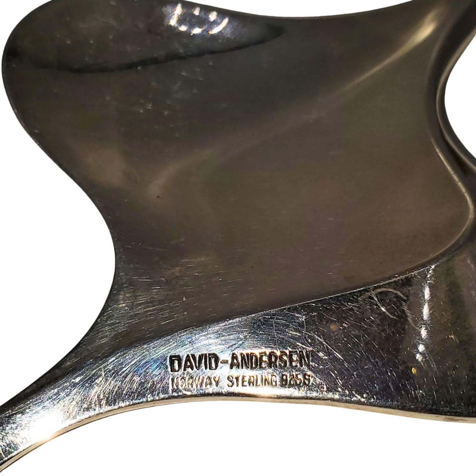 David Andersen Modernist Silver Pendant with Pin Back