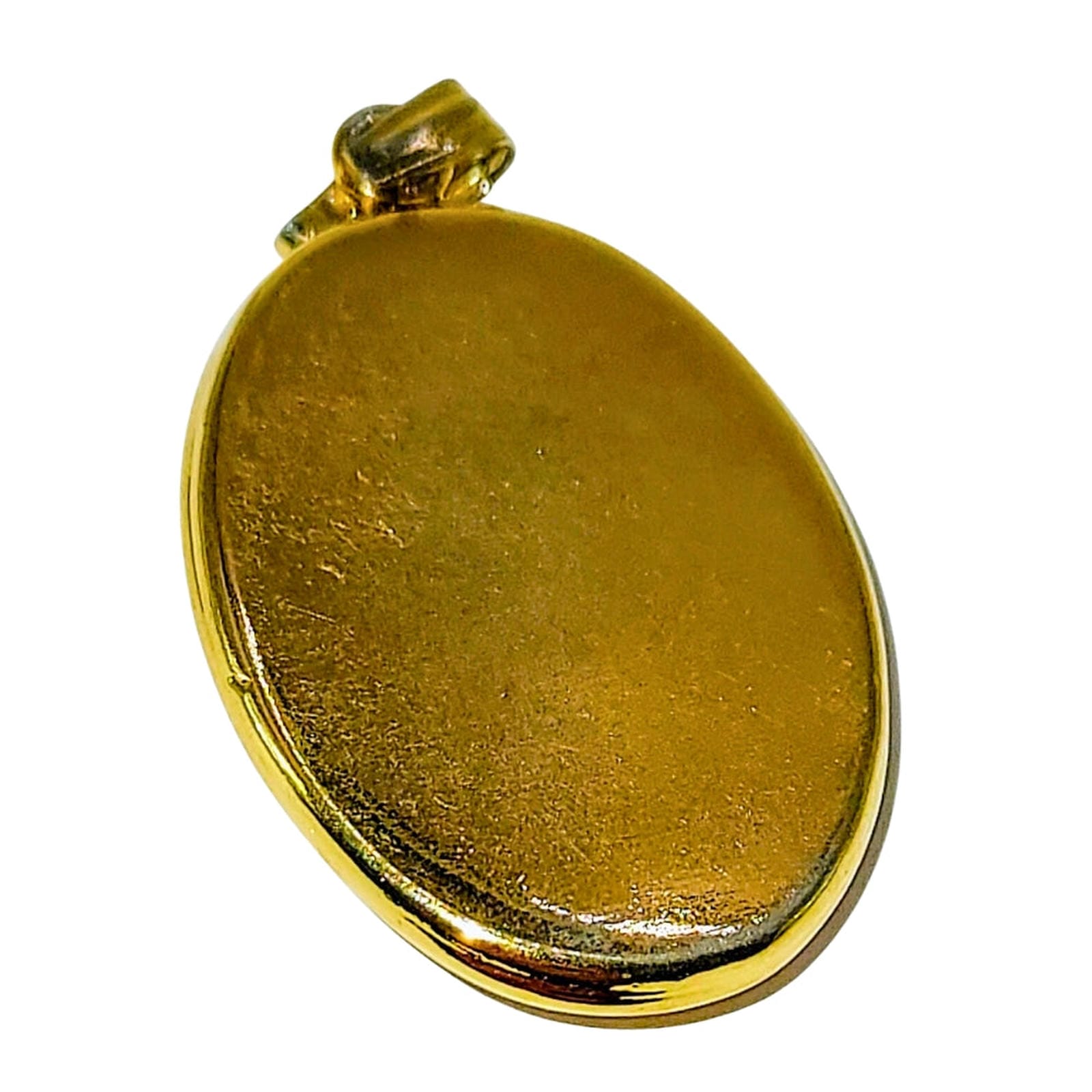Light Pink 14KT Gold Cameo Pin/Pendant - Portrait of Young Lady