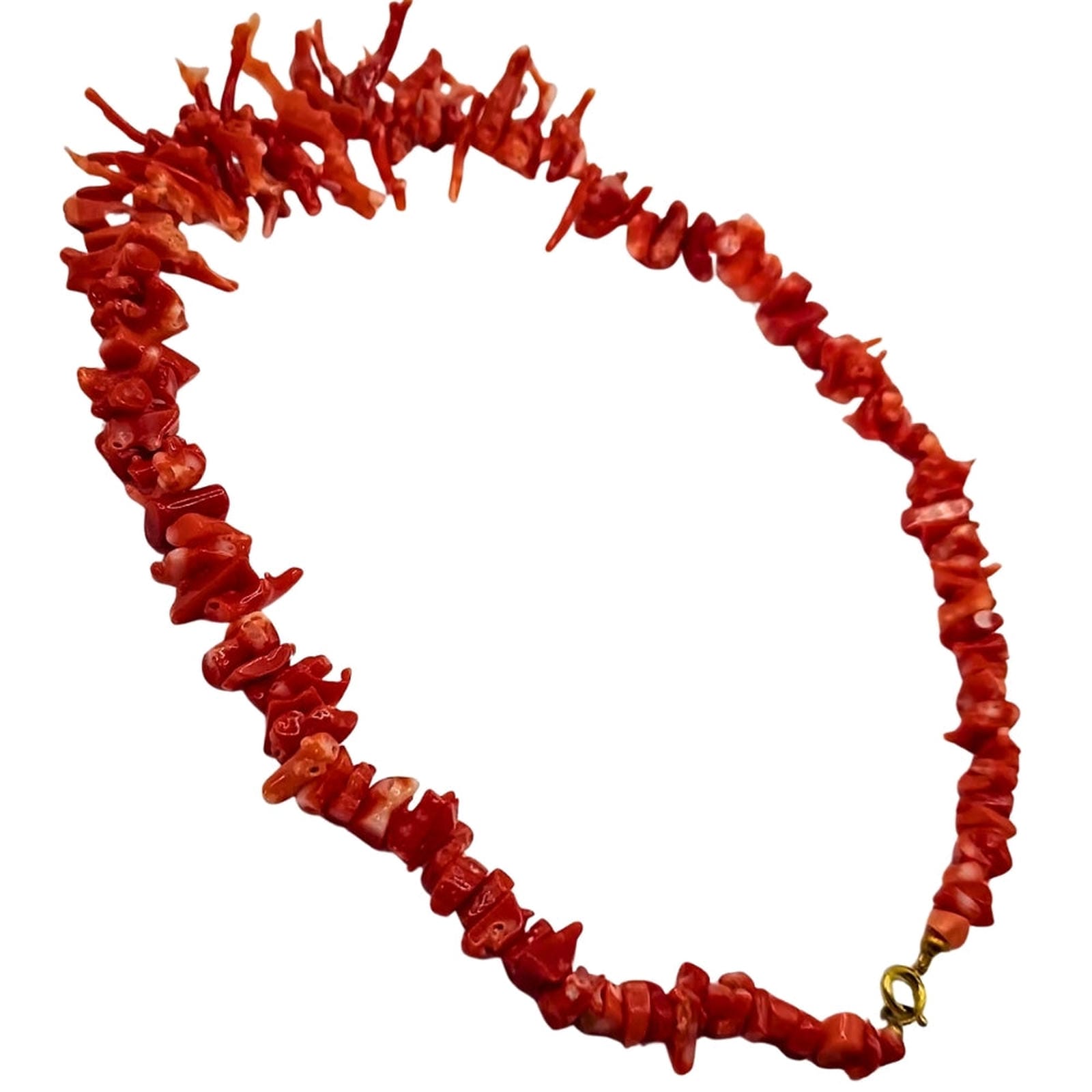 Natural Branch Coral Necklace & Earrings Set