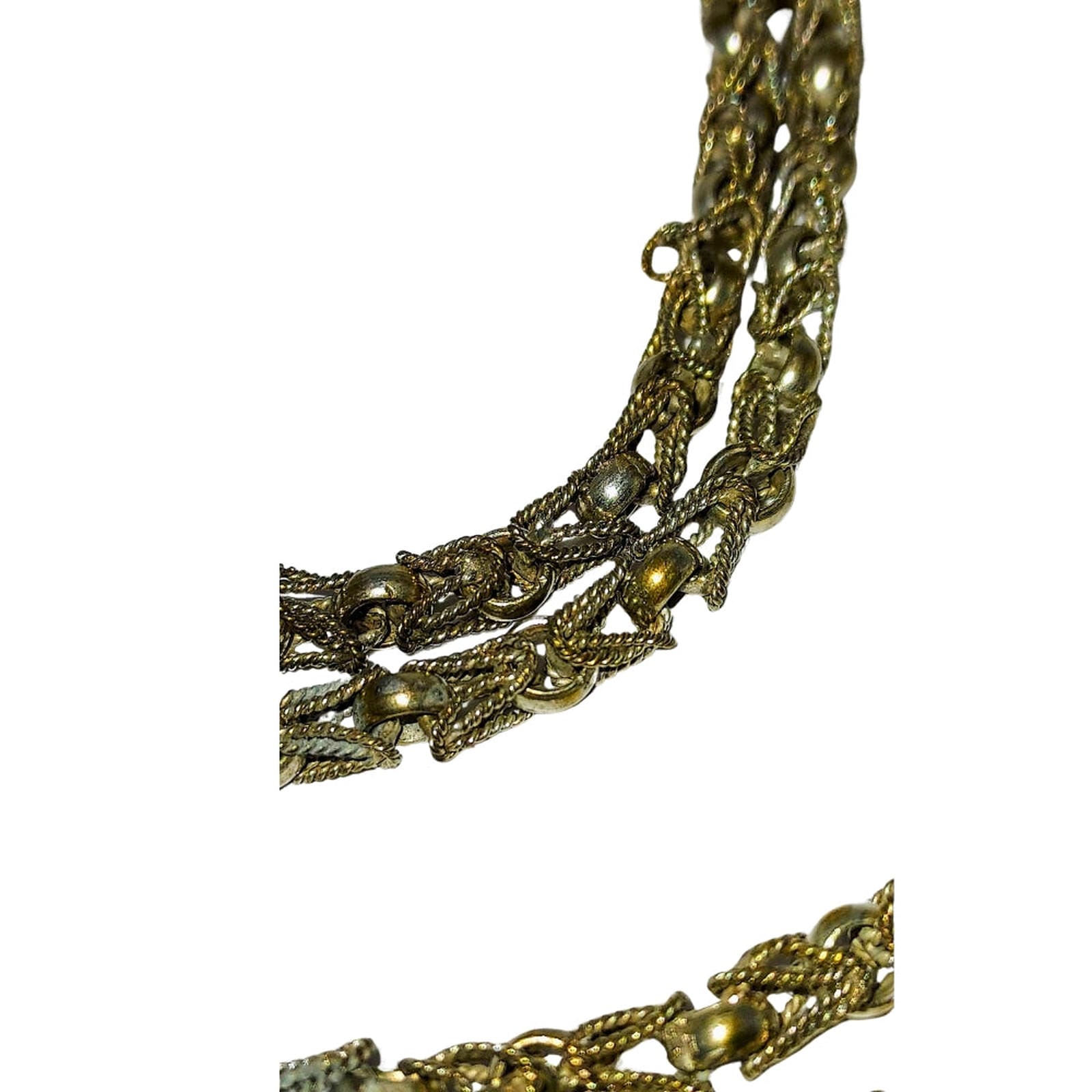 Artisan Silver Chain with Filigree Wire Links