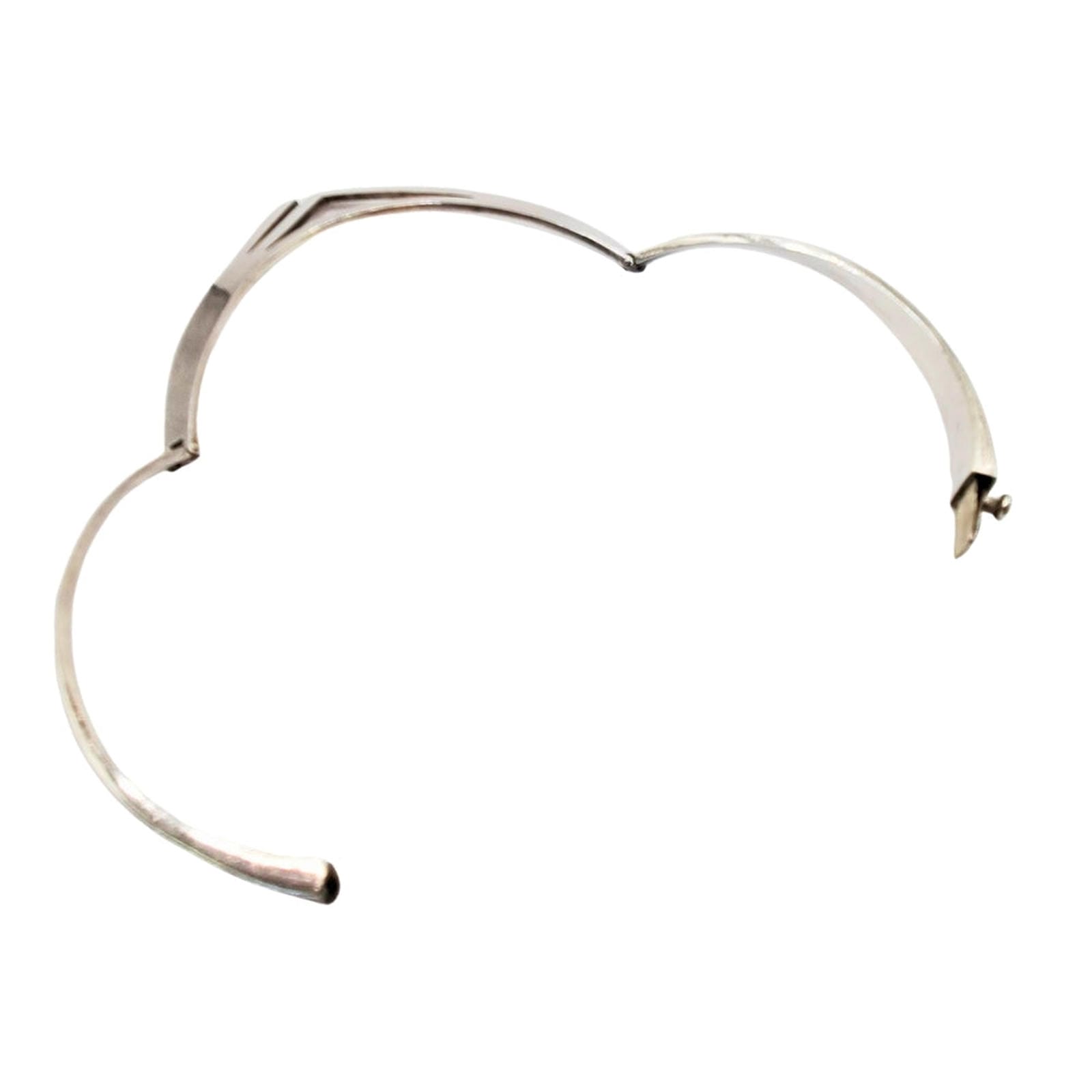 Mid-Century Modern Sterling Silver Triangle Choker - Mexico
