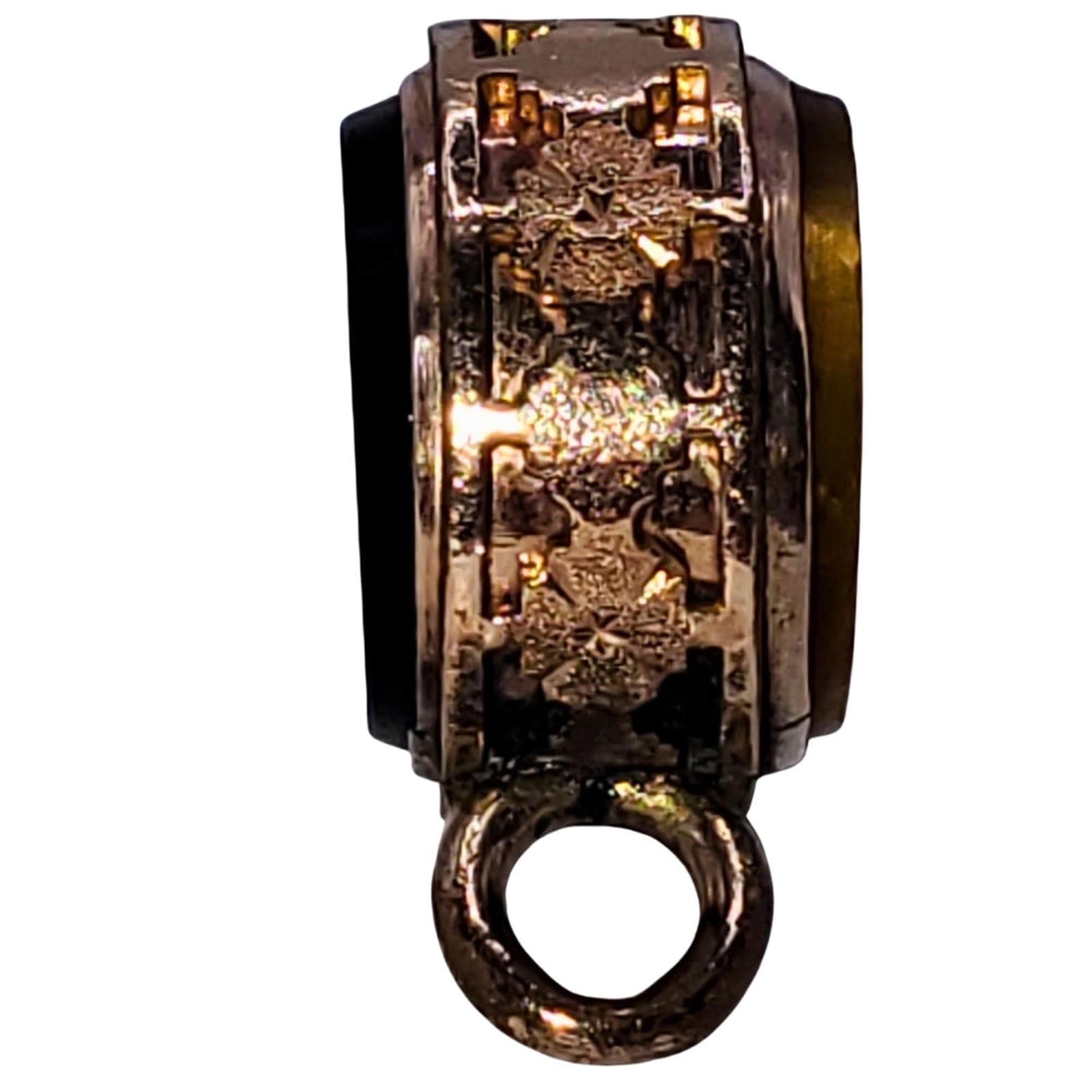 Onyx Intaglio Watch Fob w/ Tiger's Eye