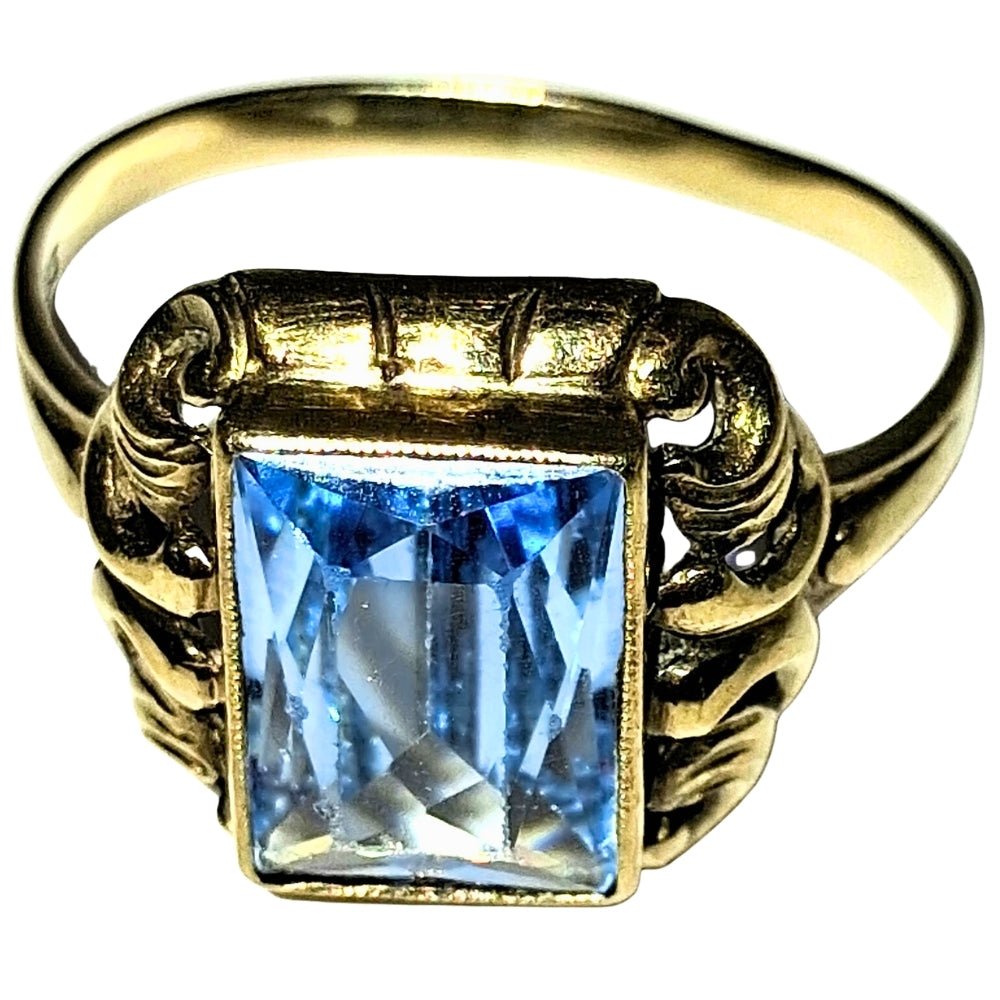Sterling Silver & Blue Topaz Artisan 3 piece Set - Pendant, Bracelet, Ring