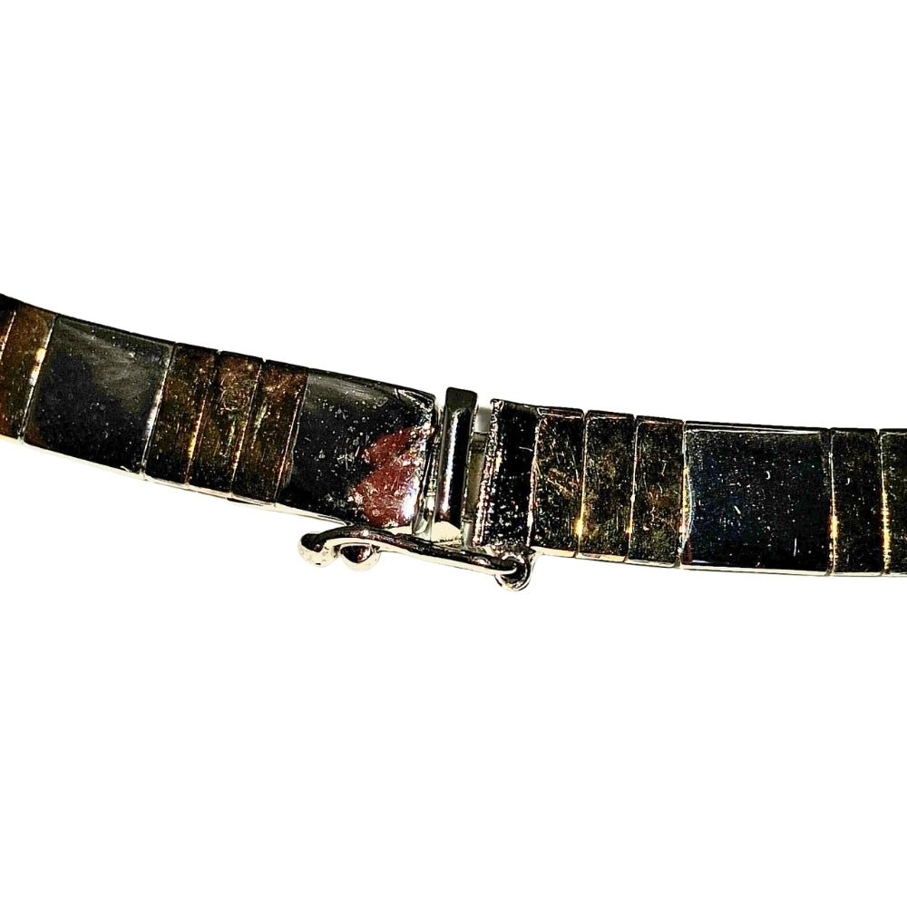Tri-Color Gold & Silver Choker - Presentation Folder