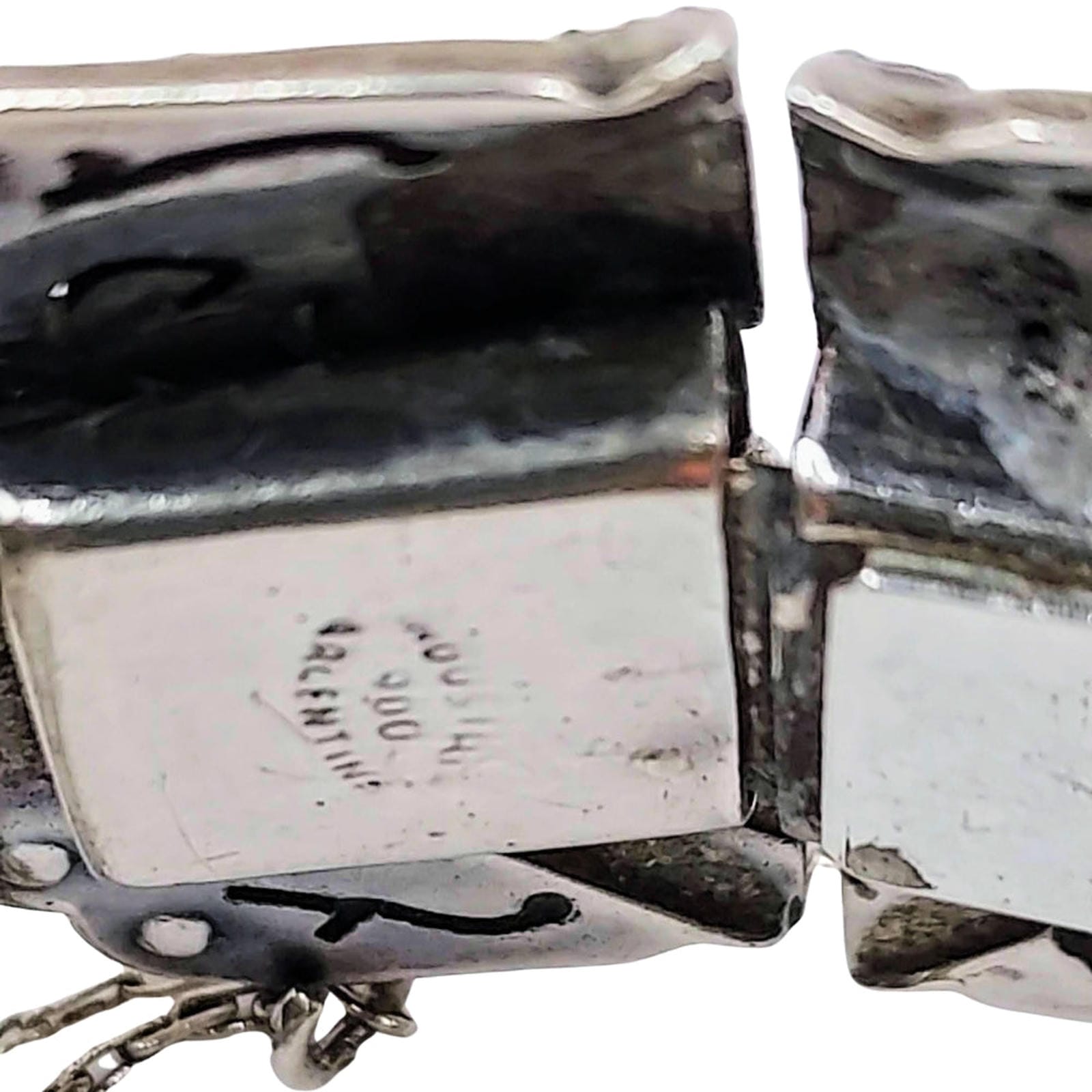 Industria Argentina 900 Silver Bracelet - Marquise Cut Accents
