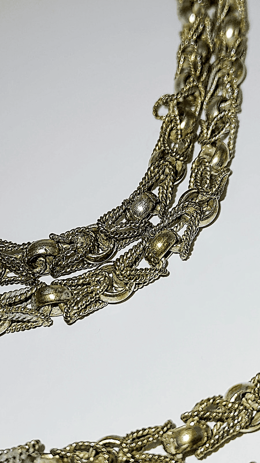Artisan Heavy Filigree Sterling Silver Chain - 44 Inches