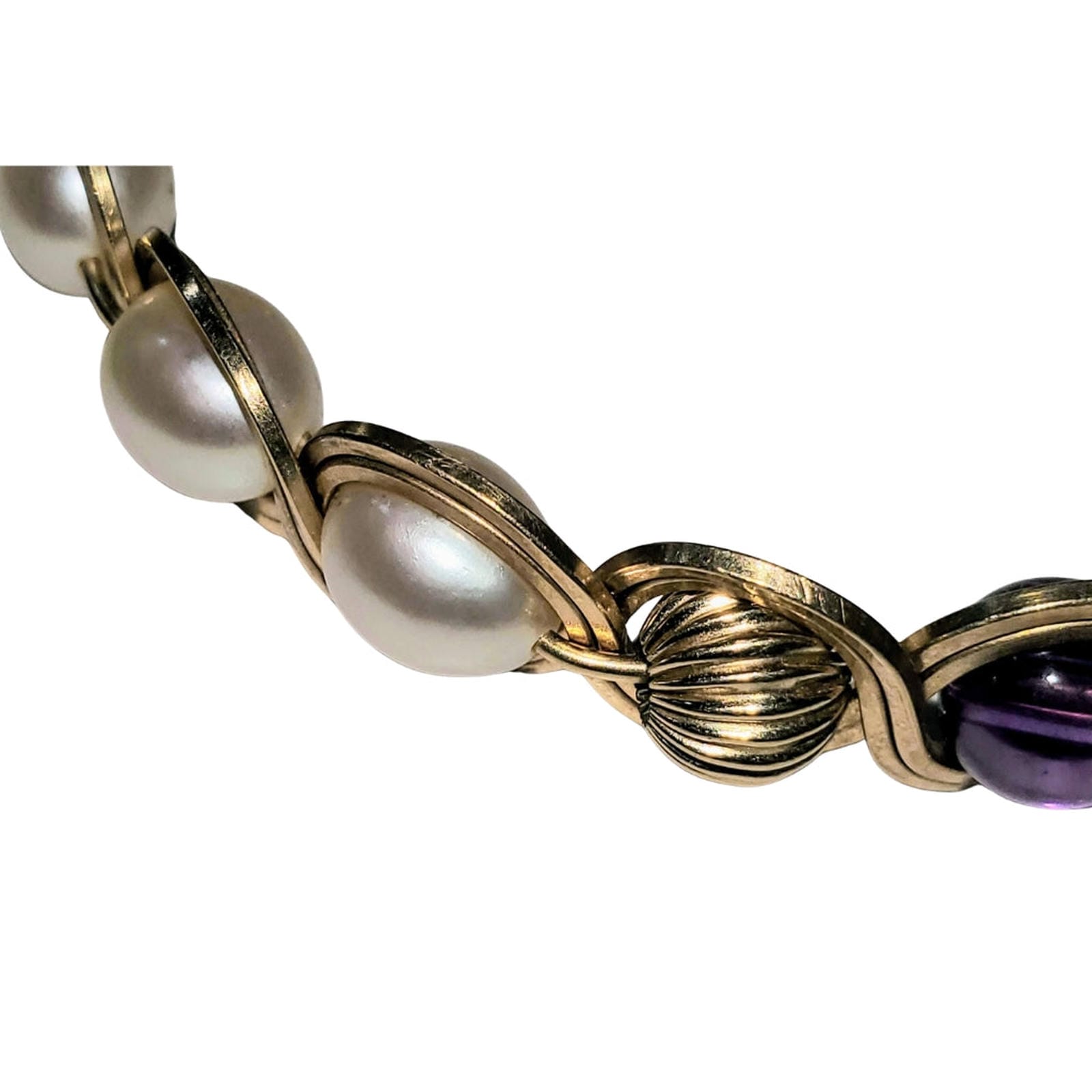 Signed “Sonya” St. Croix Artisan Hook Bracelet
