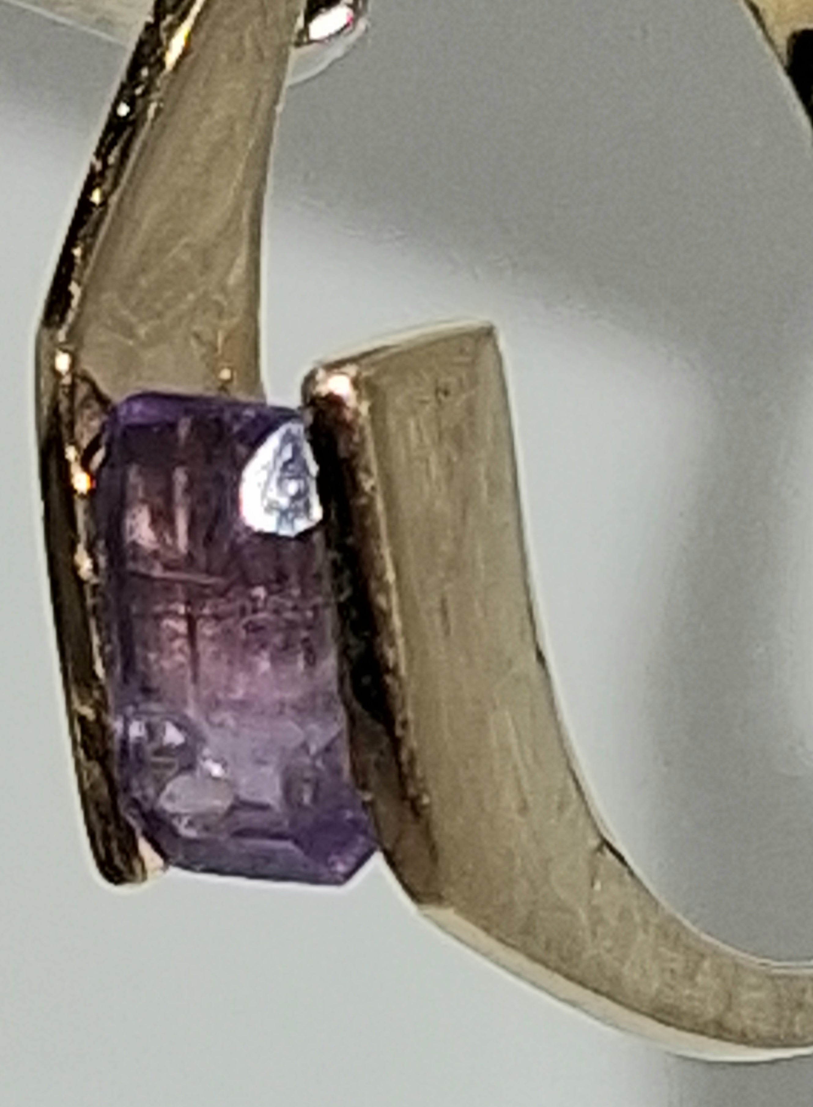 Artisan Asymmetrical Amethyst Ring — 10KT Gold
