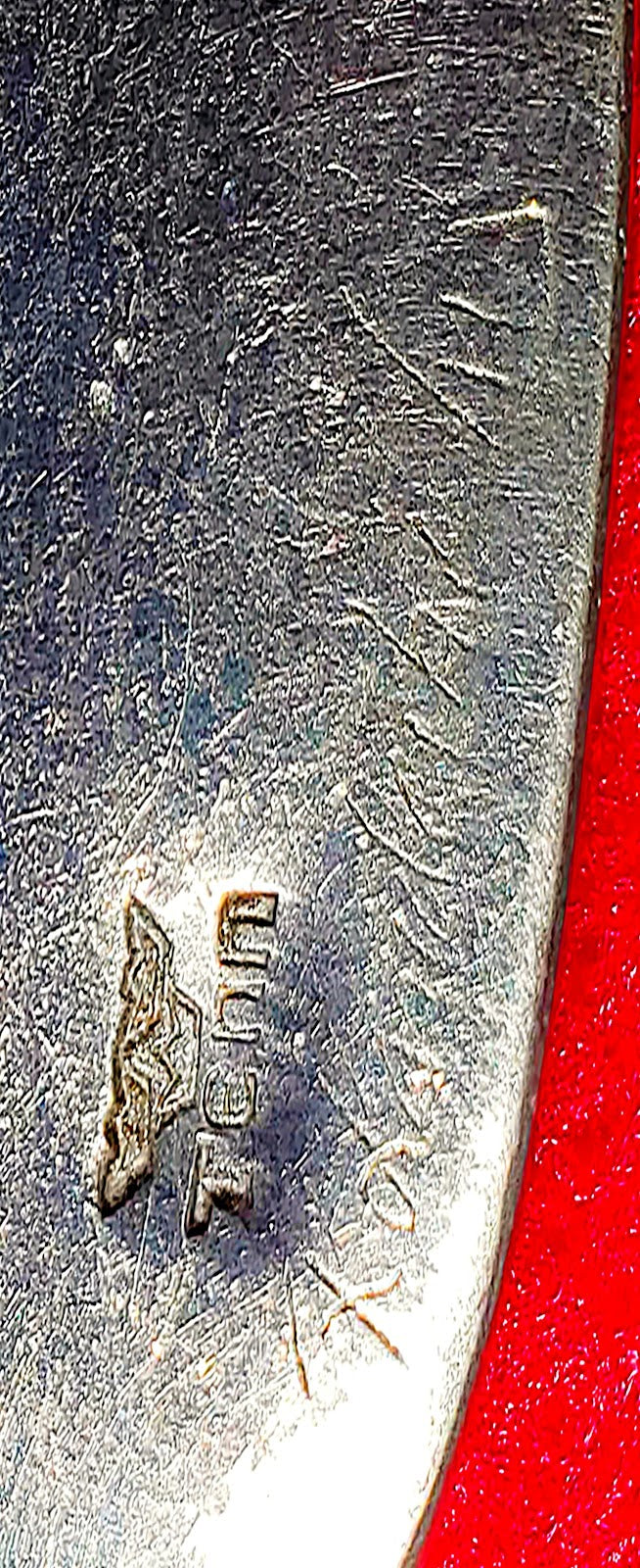 Artisan Pewter Rowboat Pin — Signed R. Landerholm, Tennessee