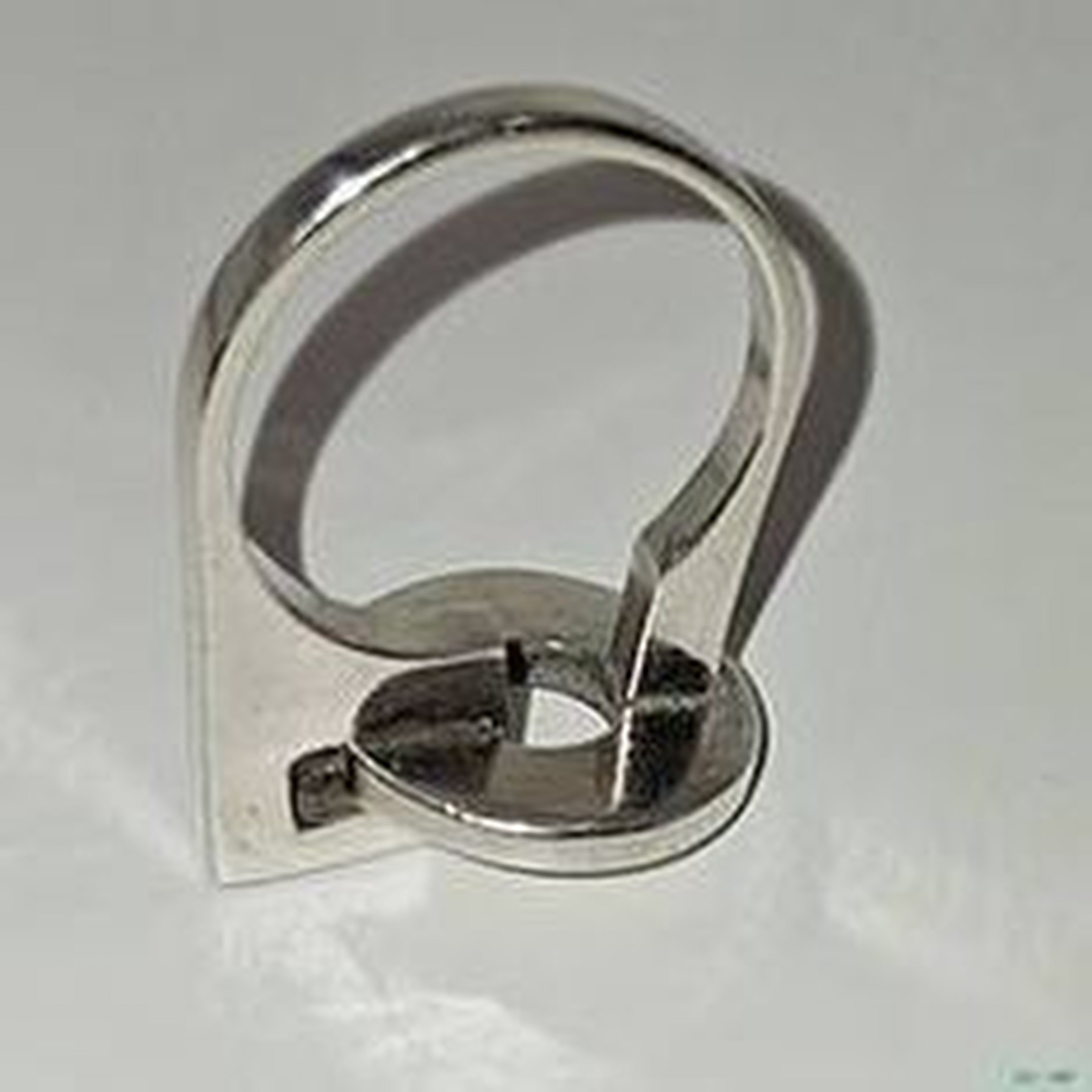 Artisan Sterling Silver Modern Geometric Ring