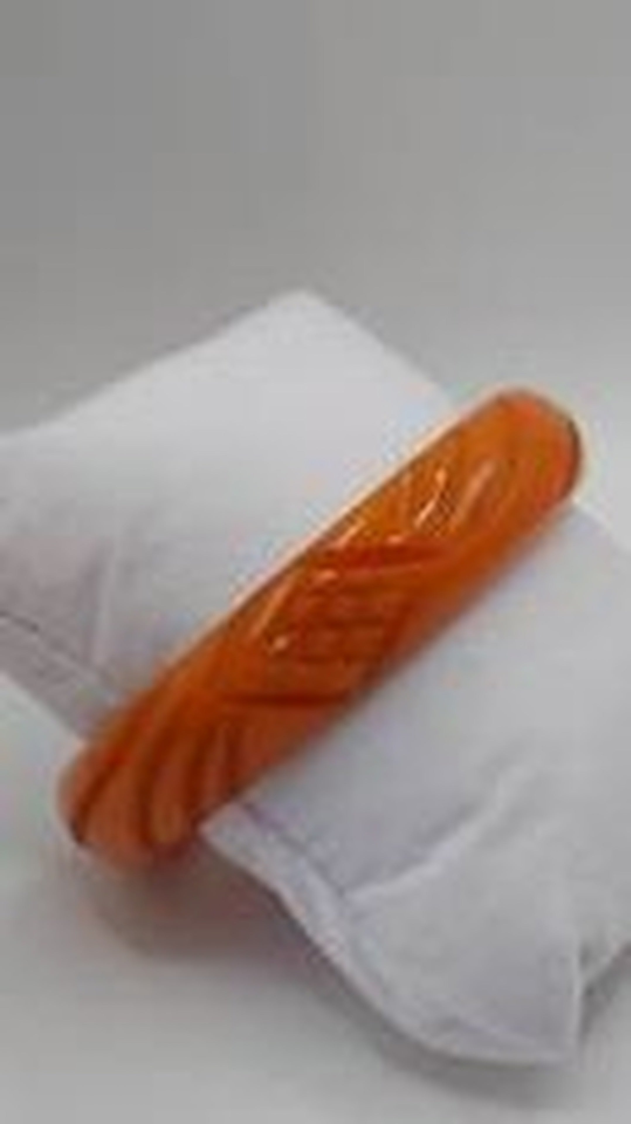 Bakelite Incised Bracelet — Small Size
