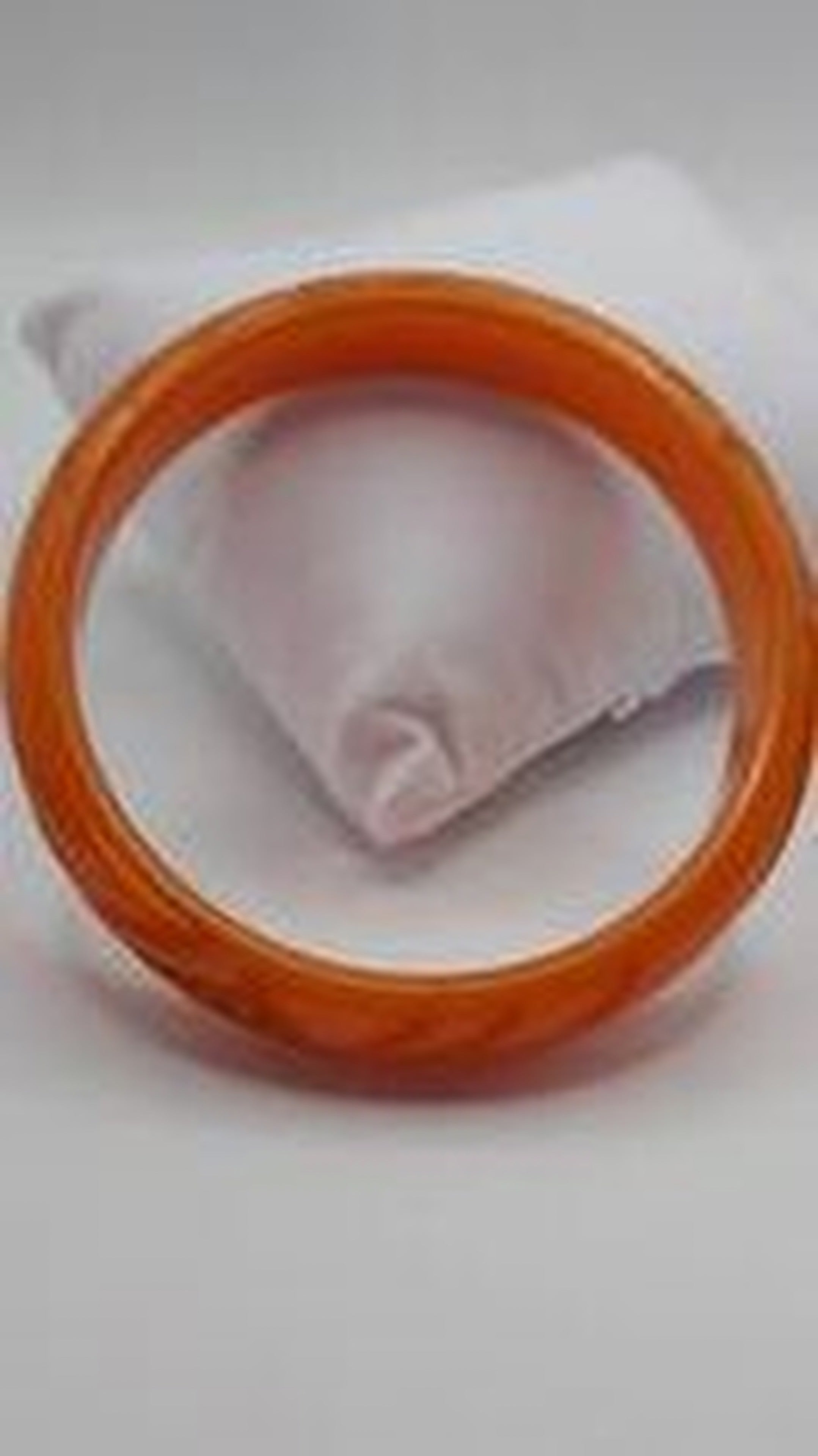 Bakelite Incised Bracelet — Small Size