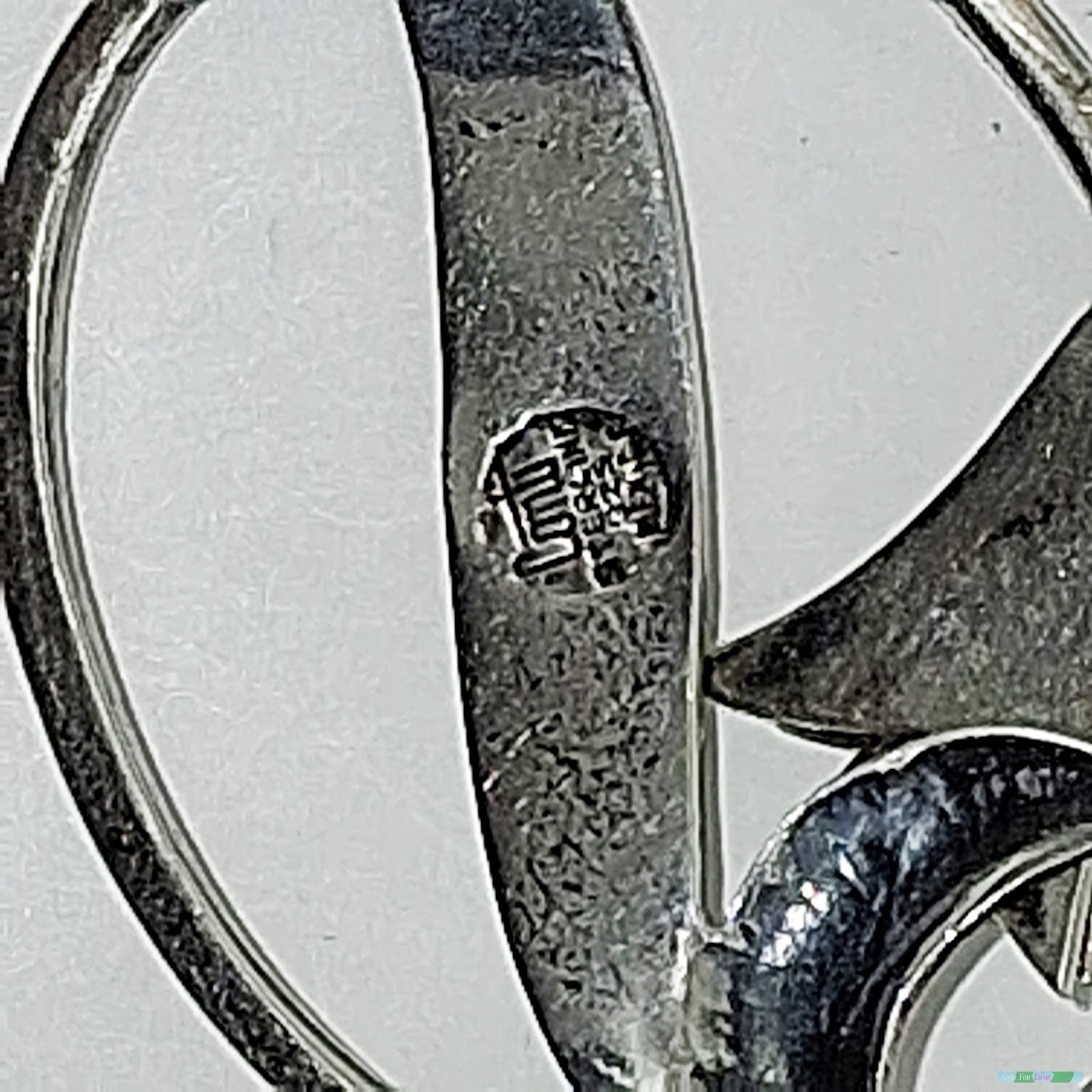 Mexican Sterling Silver Tulip Circle Pin