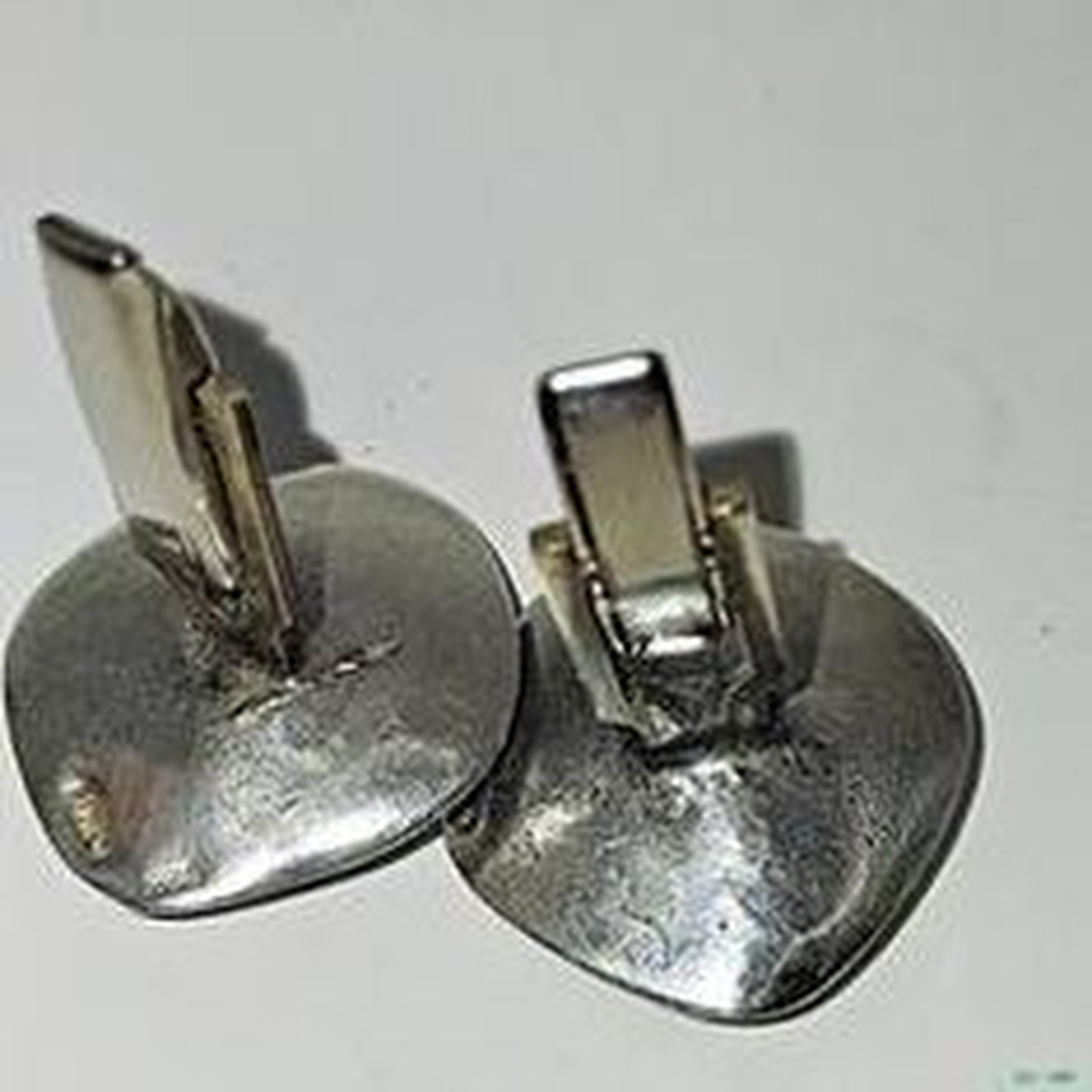 Mid-Century Israeli Sterling Cufflinks