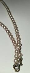 Pink Cultured Pearl Necklace, 16 Inches