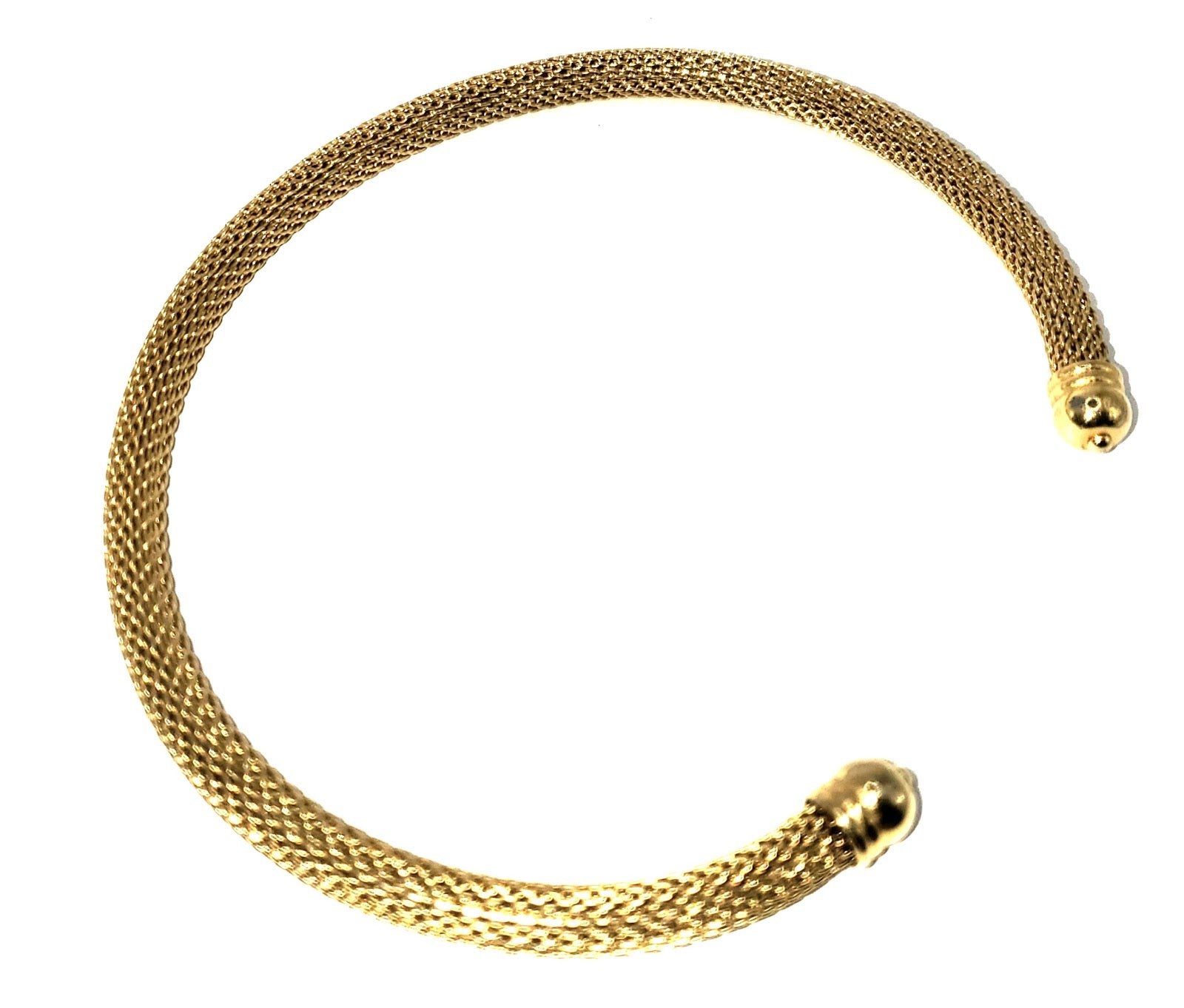 Twisted Wire Gold-Fill Choker — Yurman Style
